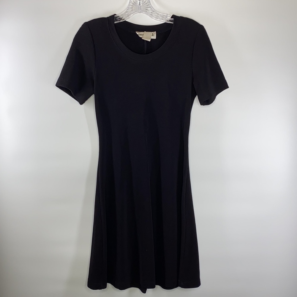Vintage Ronni Nicole by Ouida Vintage Fit and Flare Black Dress Size 4